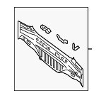 79110JA030 - Body: Rear Body Panel for Nissan Image