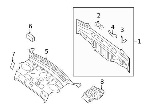 Rear Body for 2009 Nissan Altima #0