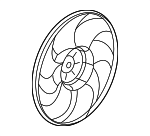 1581583 - Cooling System: ACDelcoâ„¢ Fan Blade for Chevrolet: Equinox | Pontiac: Torrent Image
