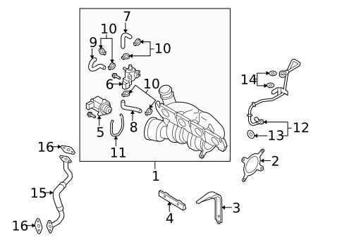 Turbocharger & Components for 2012 Volkswagen Beetle #0