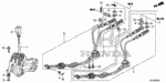 54117SDAA01 - Chassis: RUBBER, FLOATING for Honda Image