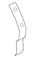 4N0817631C - Body: Quarter Panel Damper for Audi: A8 Quattro, S8 Image