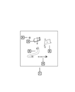 5035219AC - Exhaust: Exhaust Back Pressure Sensor for Jeep: Grand Cherokee Image