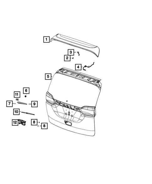 Wiper and Washer System for 2017 Chrysler Pacifica #3