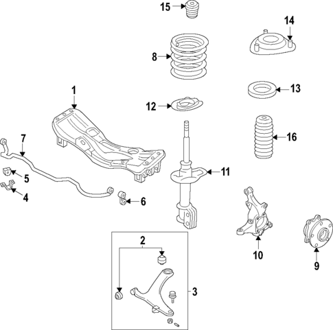Front Suspension for 2025 Subaru WRX #0