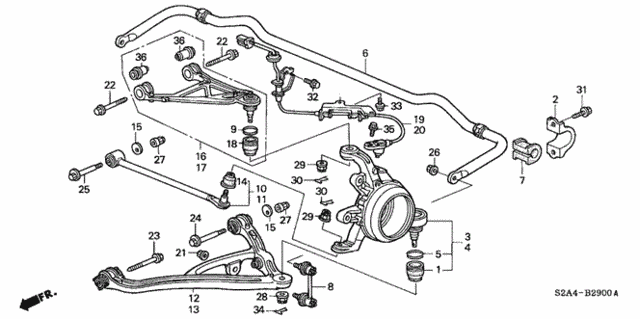 Rear Lower Arm for 2003 Honda S2000 #0
