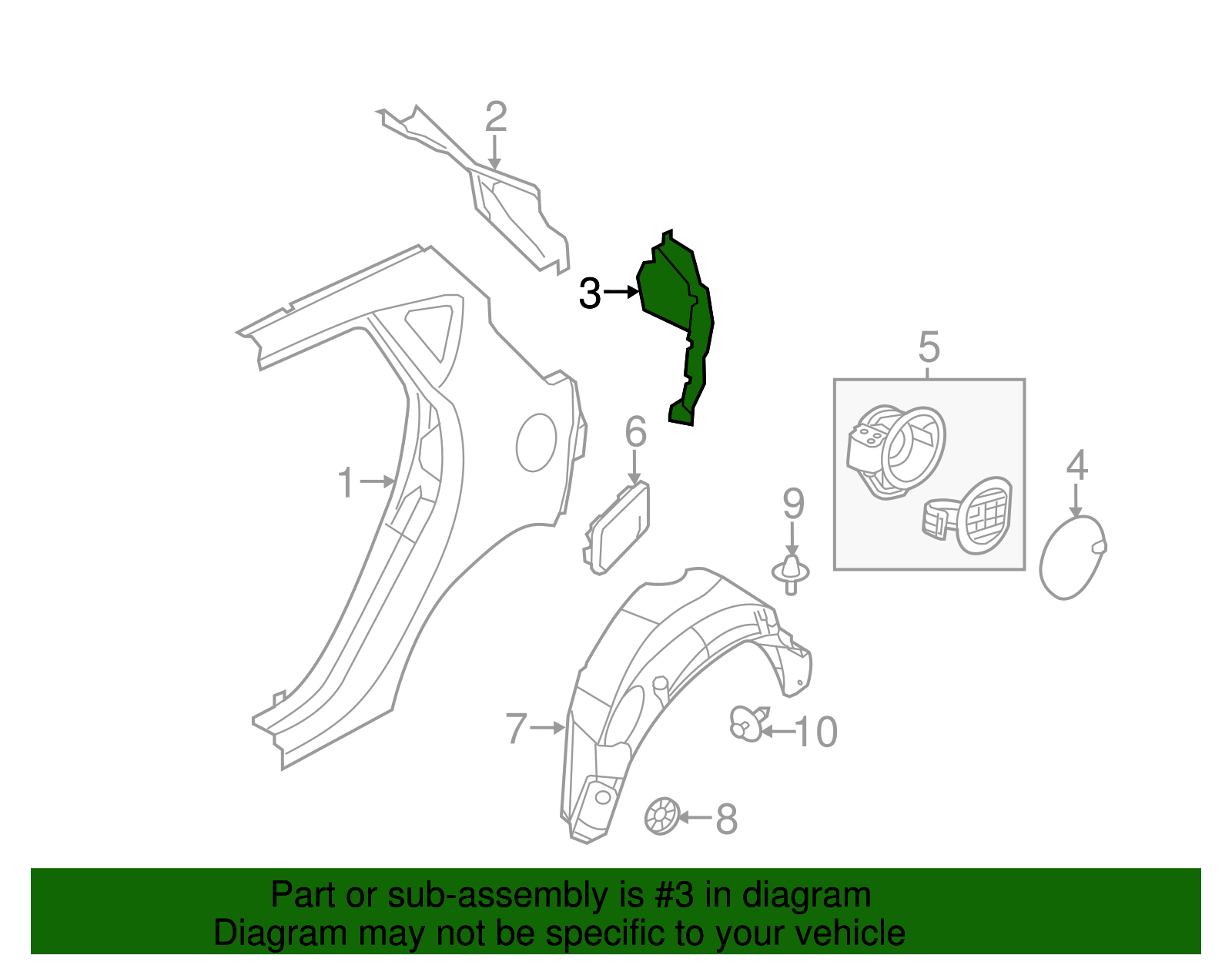 Rétroviseur Latéral Droit Passager Pour Ford Fiesta 2011-2019 – Occasion En Bon état – Testé Et Garanti 1 Mois