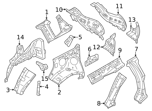 Inner Structure for 2025 Mitsubishi Outlander PHEV #0