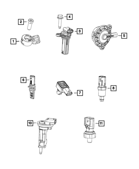Sensors for 2015 Jeep Cherokee #1