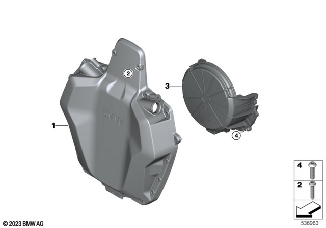 11111033531 - Engine: Engine Housing Cover -  for BMW-Motorrad Image image