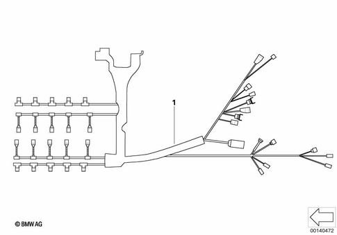 Engine Wiring Harness for 2006 BMW M5 #0