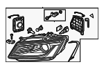 8R0941754E - : Composite Headlamp for Audi: Q5, SQ5 Image