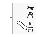 4504719215 - : Outer Tie Rod for Scion: iM, xB | Toyota: Corolla iM, Prius V Image