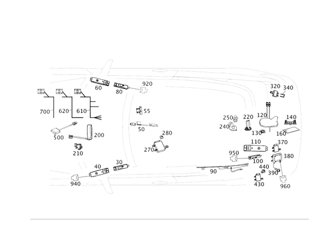 2078201475 - Special Equipment: Antenna for Mercedes-Benz: E550 Image image