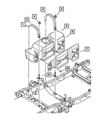52122201AA - Fuel: Fuel - Plastic Tank for Dodge: Ram 2500, Ram 3500 Image