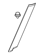 51135A19B55 - Body: Pillar Molding for Mini Image