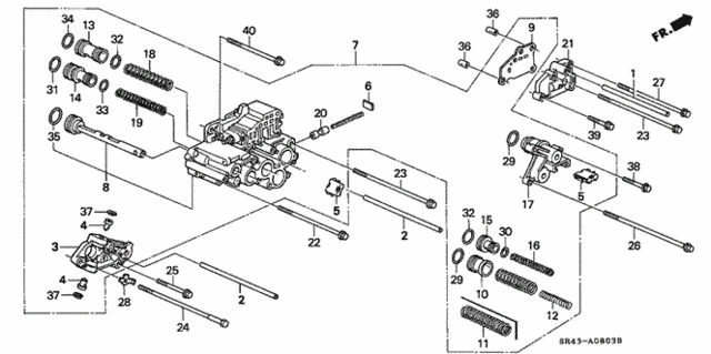 AT Servo Body for 1993 Honda Civic #0