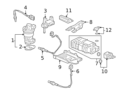 EGR System for 2005 Honda Accord #1