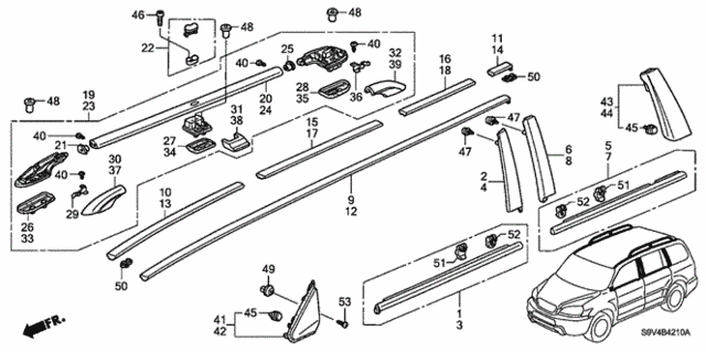 Molding for 2007 Honda Pilot #0