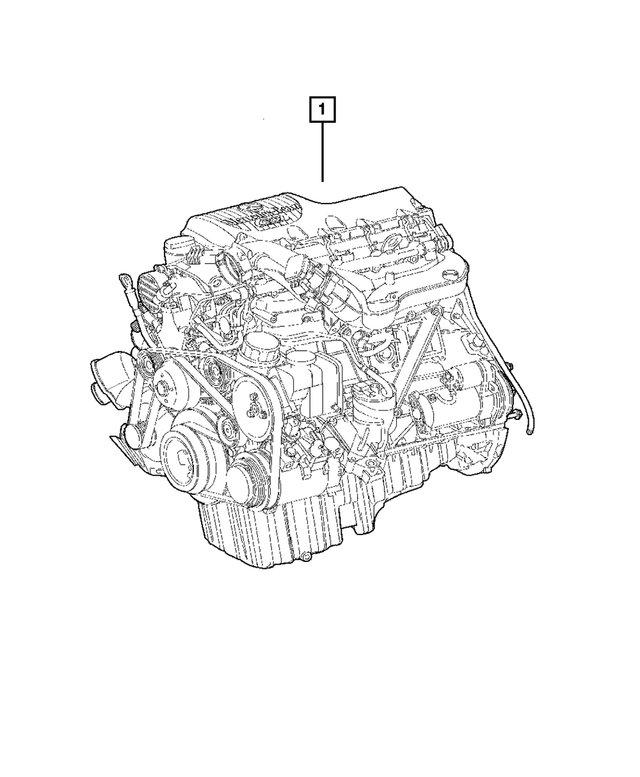 « R2527545AA –  : Complet Moteur pour Mopar Image »