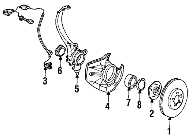 45251S2HN00 - : Disc Brake Rotor for Acura Image