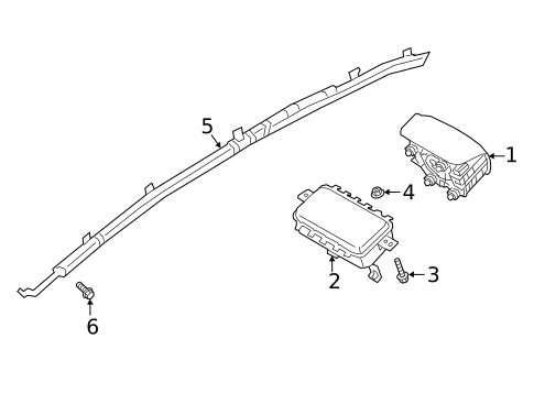 Air Bag Components for 2019 Hyundai Accent #0