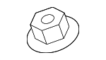 1339506001 - Electrical: Passenger Air Bag Nut for Hyundai Image