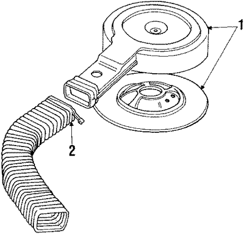 Air Inlet for 1986 Jeep Scrambler #0