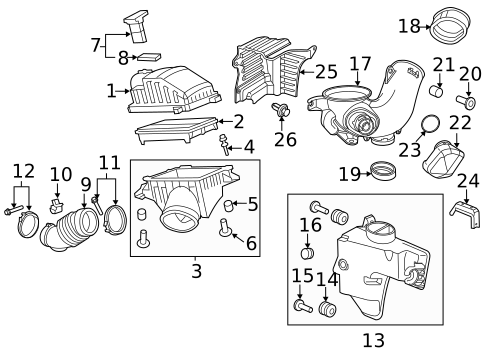 Air Intake for 2011 Acura MDX #0