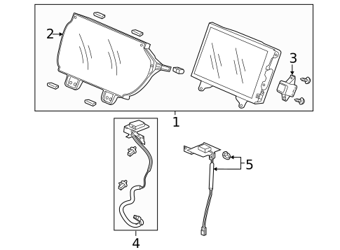 Navigation System Components for 2018 Acura TLX #0