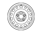 9965D16560 - : Wheel, Steel for Mazda: 3 Image