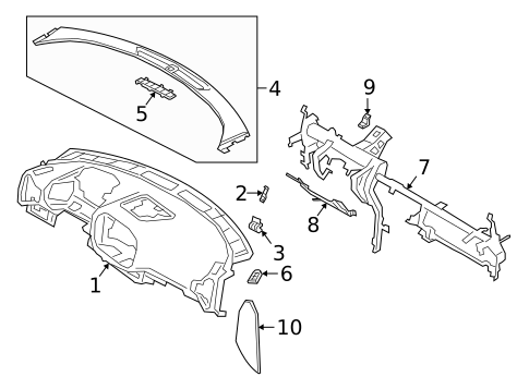 Instrument Panel for 2024 Kia Soul #0