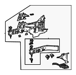 2326206602 - Body: Apron/Rail Assembly for Mercedes-Benz Image