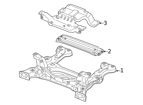Suspension Mounting for 2024 Volkswagen ID.4 #2