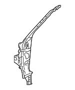 64515SZAA01ZZ - Body: Inner Hinge Pillar for Honda: Pilot Image