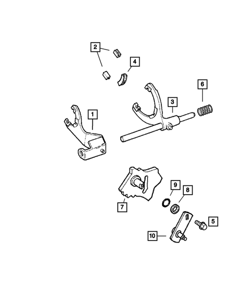 Fork and Rails for 2007 Jeep Liberty #0