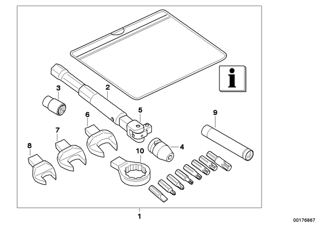 71607720256 - Maintenance &amp; Technology: Car Tool, Service Kit - F650/800gs for BMW-Motorrad Image