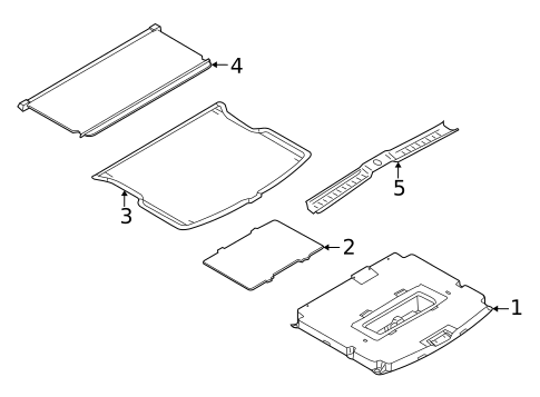 Interior Trim - Rear Body for 2010 Mercury Mariner #1