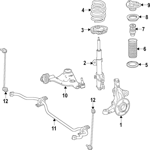 Suspension Components for 2022 Mercedes-Benz Metris #0