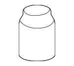 AYU500011 - Body: Spacer Pin for Land Rover: LR3, LR4, Range Rover Sport Image