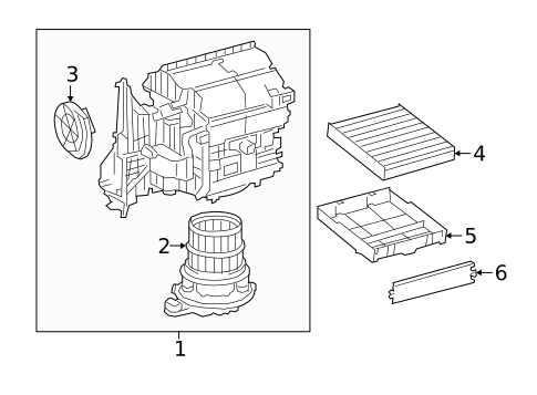 Blower Motor & Fan for 2020 Lexus UX200 #0