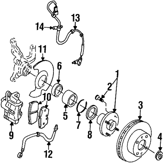 D10600M892 - : Front Pads for Nissan Image