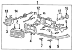 33162SD4A01 - : Headlamp Assembly Mount Ring for Acura Image