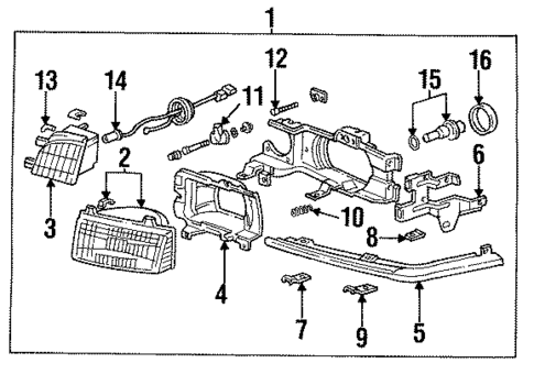 Bulbs - Chassis for 1986 Acura Legend #0