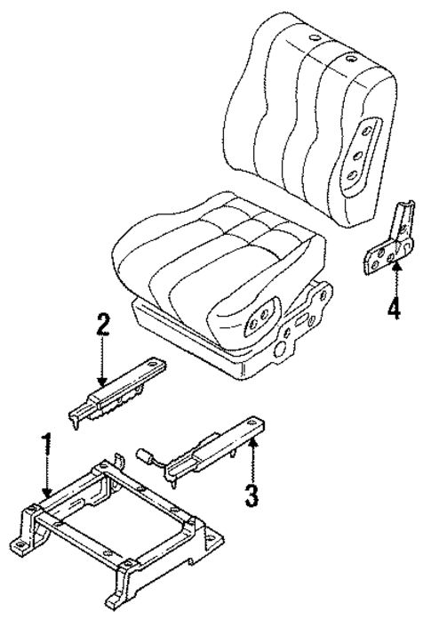 Tracks & Components for 1990 Mazda MPV #0