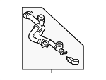 294501660064 - Cooling System: Tube for Mercedes-Benz Image