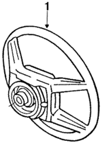 E7DZ3600J - Steering: Steering Wheel for Ford: Taurus Image