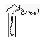 80331TXMA01 - HVAC: Suction Hose for Honda: Insight Image