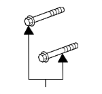 900235P6000 - HVAC: Compressor Bolt for Honda: Clarity, Insight Image