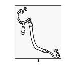 80315TXMA01 - HVAC: Discharge Hose for Honda: Insight Image